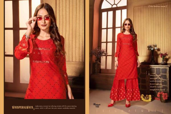 Pankhudi Rayon Fancy Kurti With Sharara Collection 